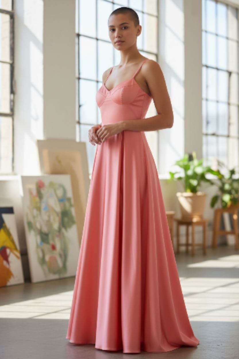 Robe volante bras mince