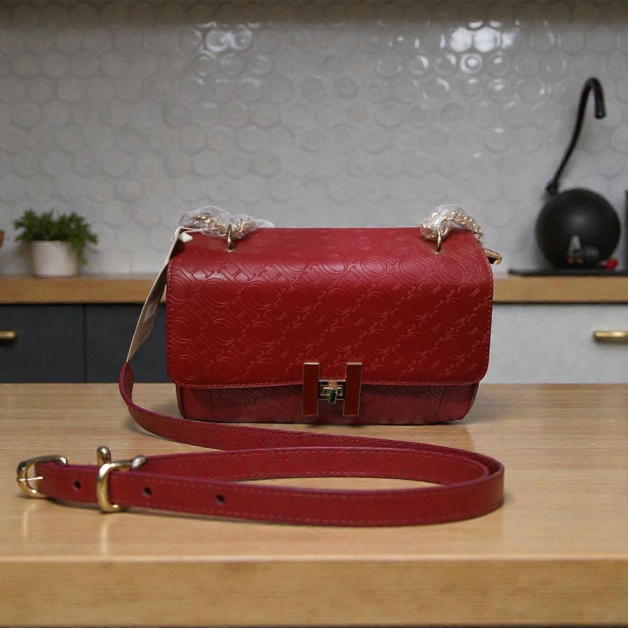 Sac à bandoulière semi cuir